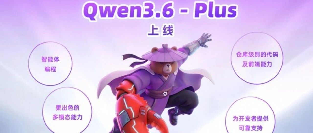 千问发布新一代大语言模型Qwen3.6-Plus