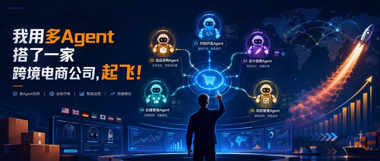 我用多Agent搭了一家跨境电商公司组织架构