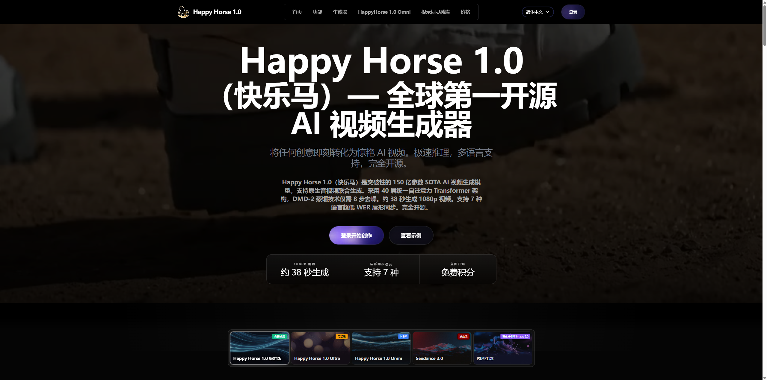 Happy Horse 深度评测：怎么就成了全球 Elo 第一？