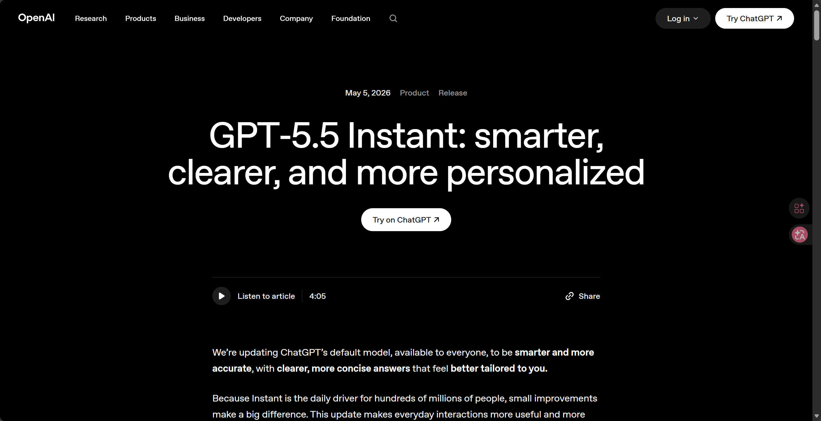 GPT-5.5 Instant 测评：最新模型到底怎么样？