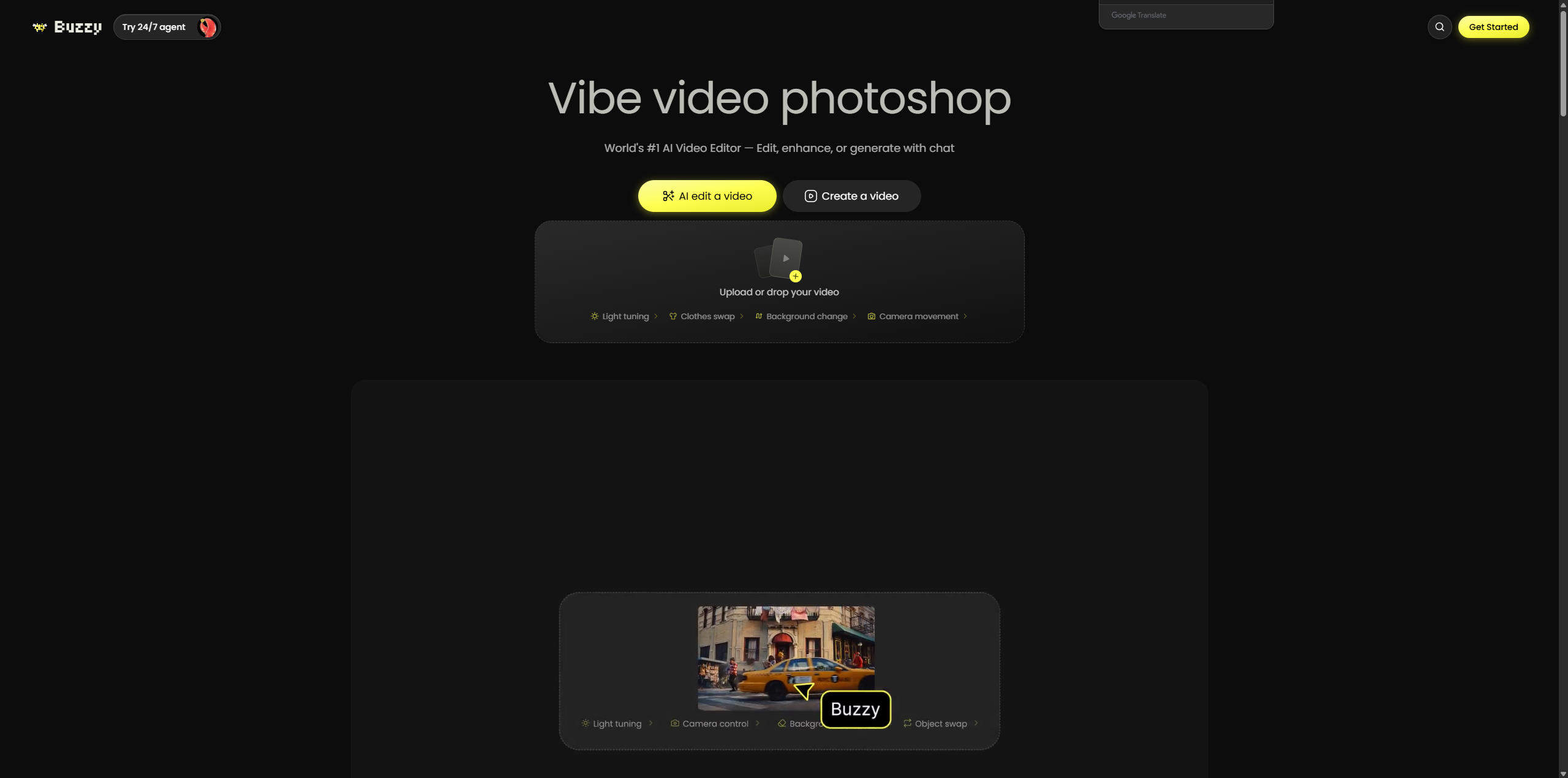Buzzy AI 测评：对话式视频编辑，真能当“视频版 Photoshop”？