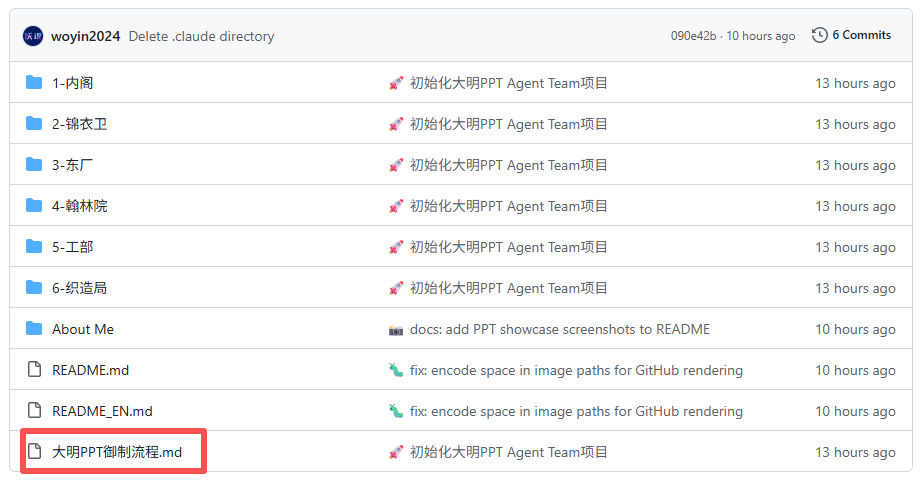 朕不想做PPT,于是创造了大明PPT Agent Team