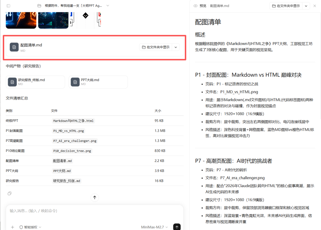 朕不想做PPT,于是创造了大明PPT Agent Team