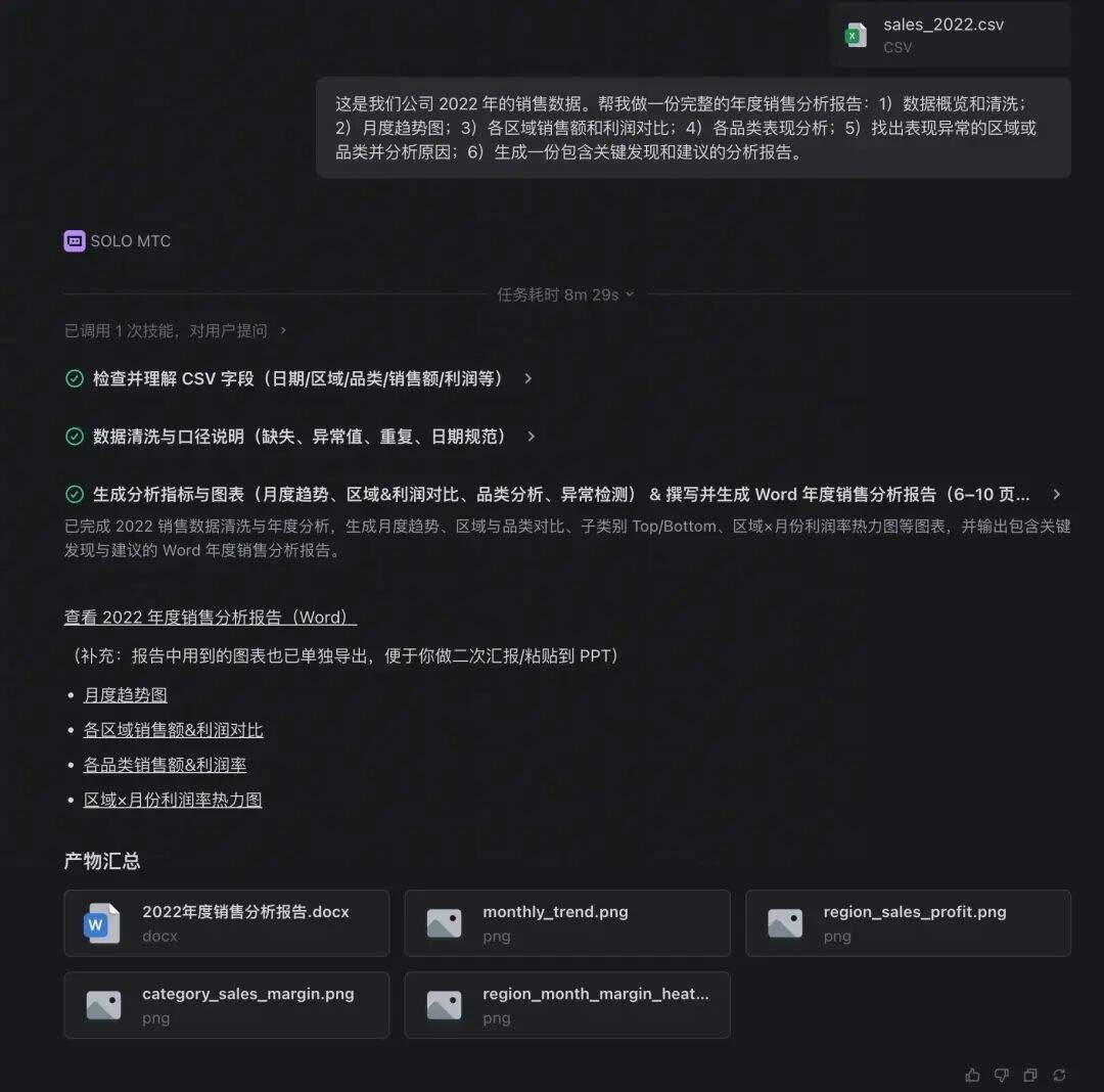 5 个技巧教你用 TRAE SOLO 做复杂数据分析