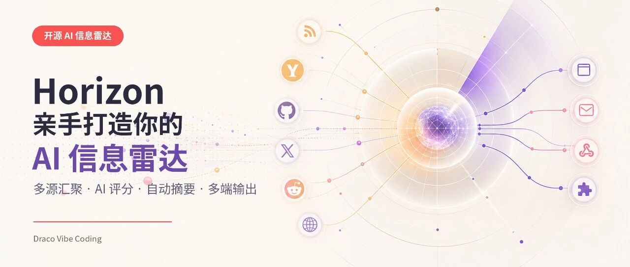 Horizon：亲手打造你自己的AI信息雷达