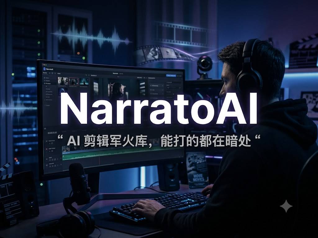 NarratoAI：一键出片的 AI 影视解说工具，单兵作战的边界在哪