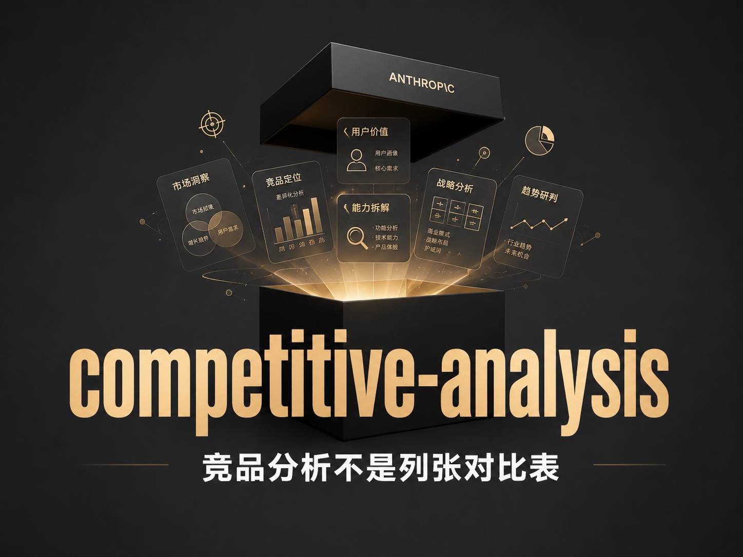 competitive-analysis：这个零代码 Skill 凭什么值得拆