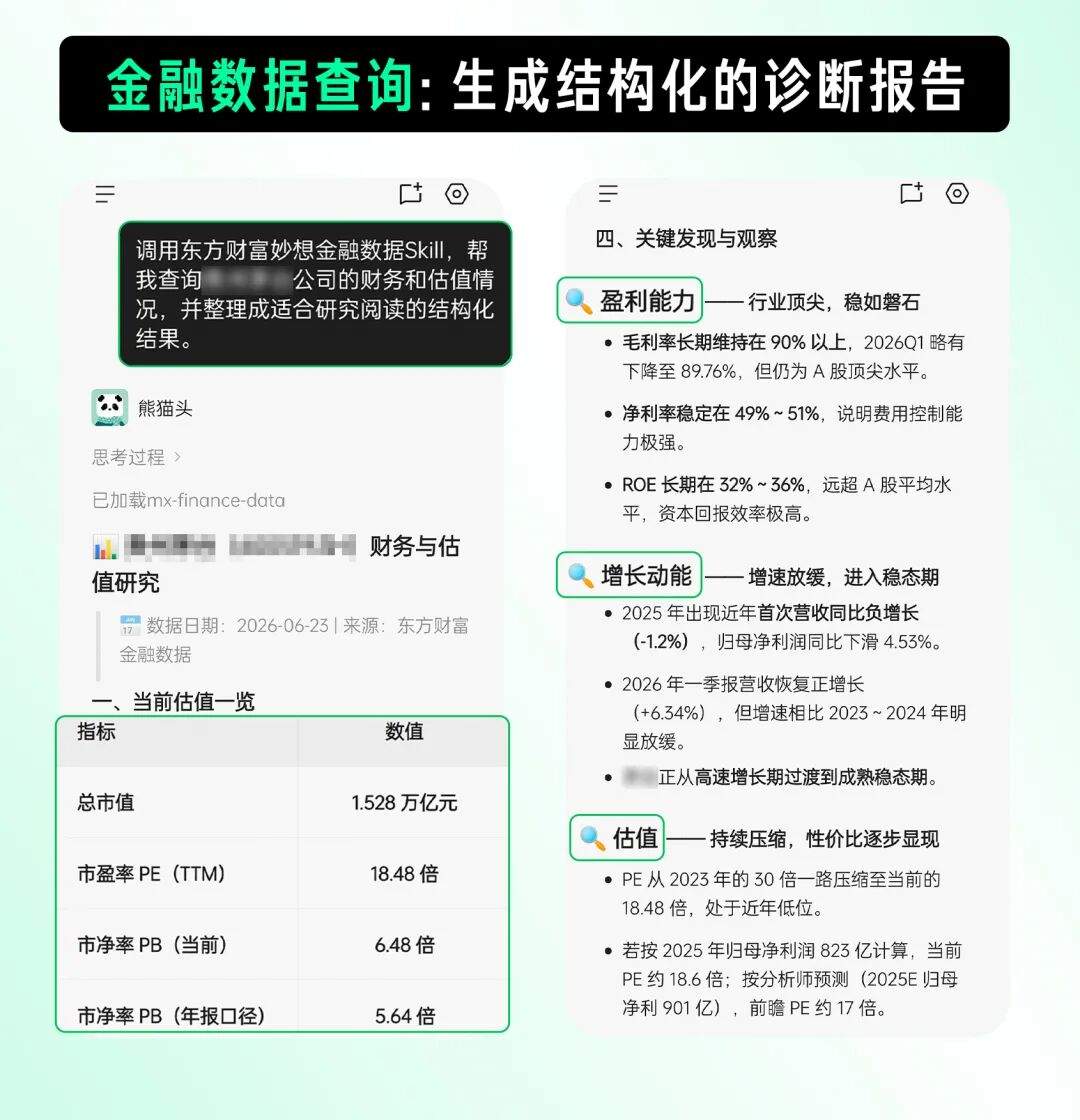 东方财富妙想7大Skill上线ima广场,把金融数据变成随问随答的投研助手