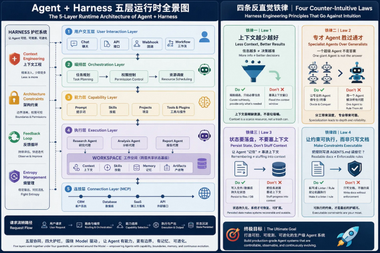 给野马套上缰绳:Agent Harness 工程实践 ——从范式理论到钉钉AI招聘的真实落地