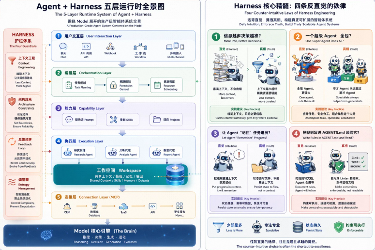 给野马套上缰绳:Agent Harness 工程实践 ——从范式理论到钉钉AI招聘的真实落地