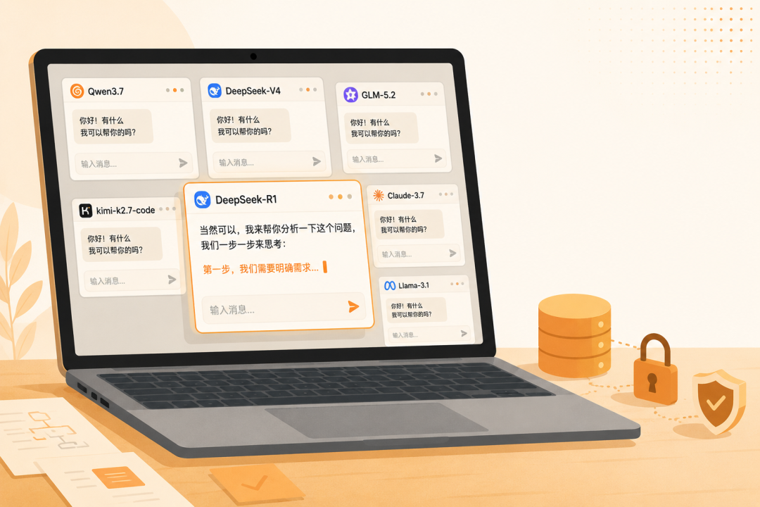 我花半天自己搭了个ChatGPT:多家模型随便切,还能看见AI怎么想