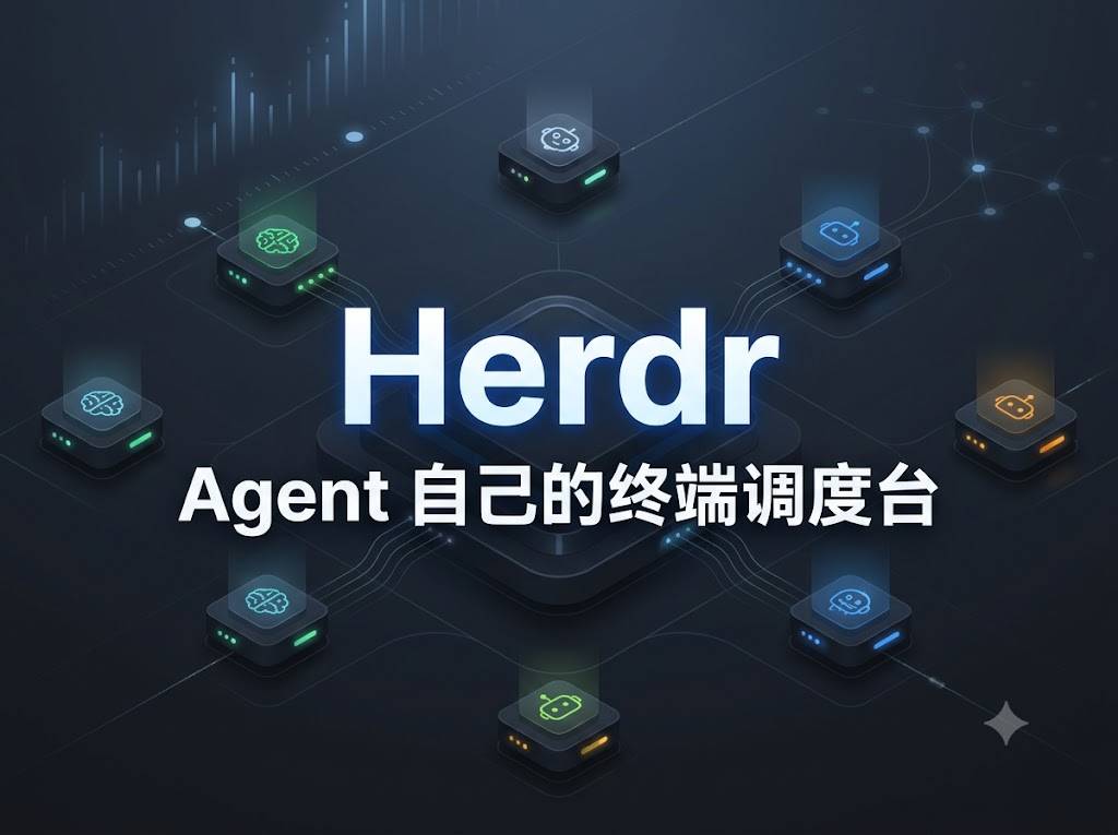 Herdr：Agent 终于等到了自己的终端调度台