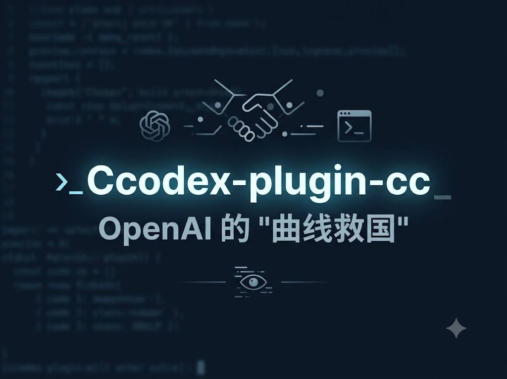 Codex-plugin-cc：OpenAI 的”曲线救国，发生在终端命令行里