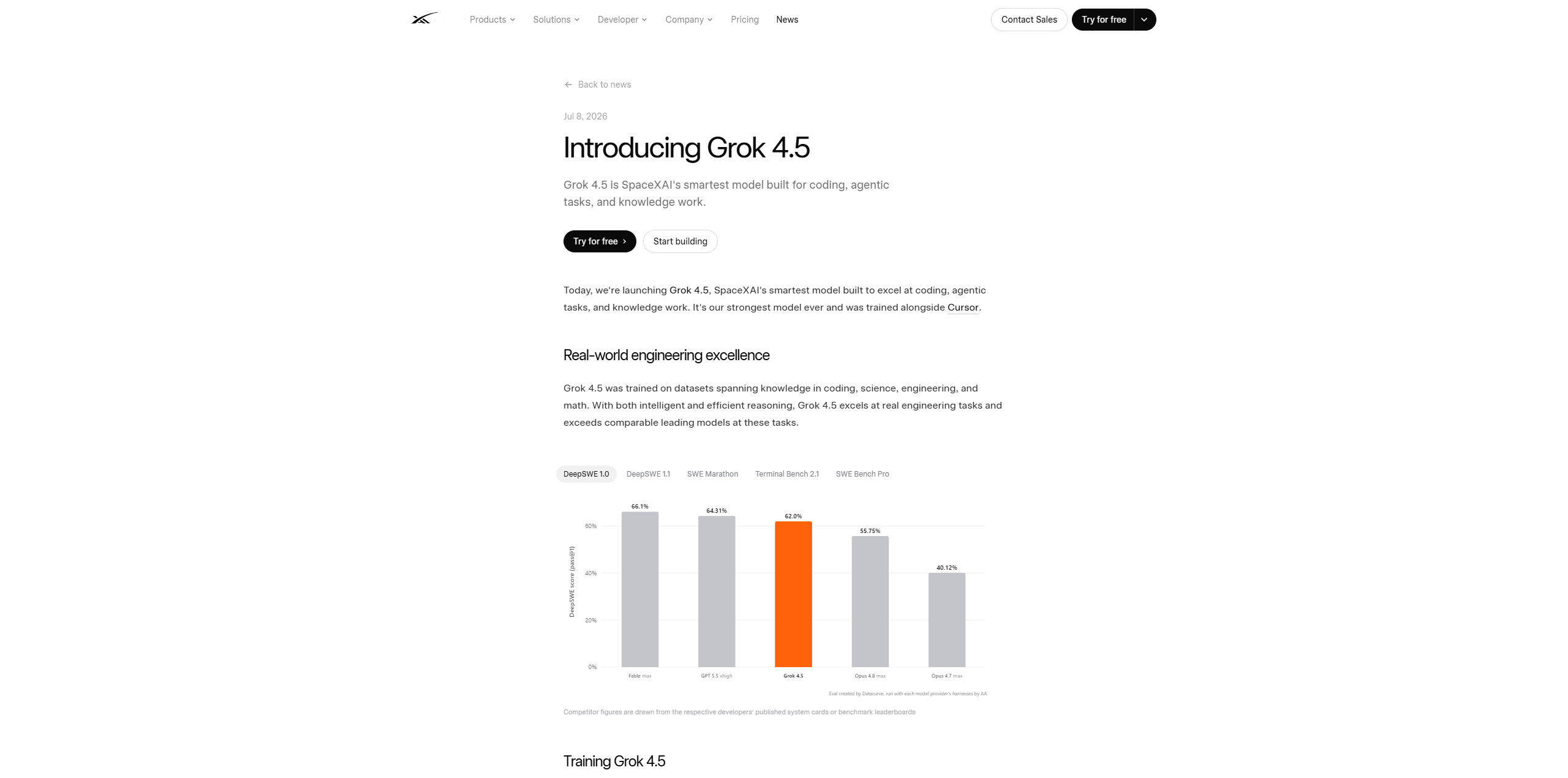Grok 4.5 评测:Opus 级的脑子,白菜价的 Token,但有个致命问题