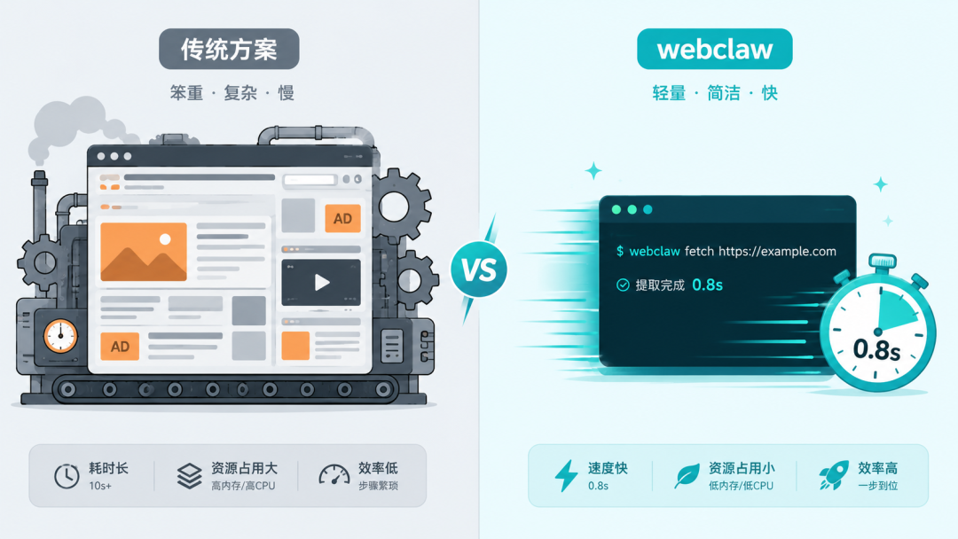 我试了这个1.7k star的工具,网页提取居然能快 20 倍