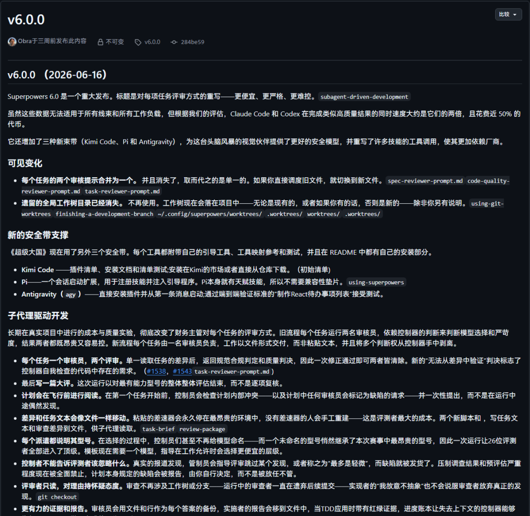 AI花165美元给自己动了一夜刀,省下60%的Token:Superpowers 6.0到底干了什么