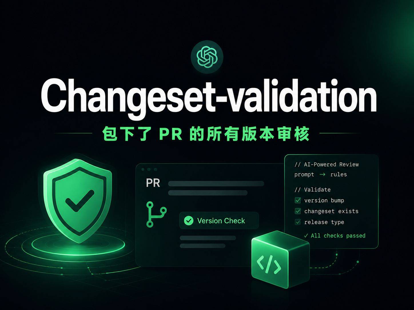 changeset-validation：OpenAI 把 PR 的版本审核外包给了 AI
