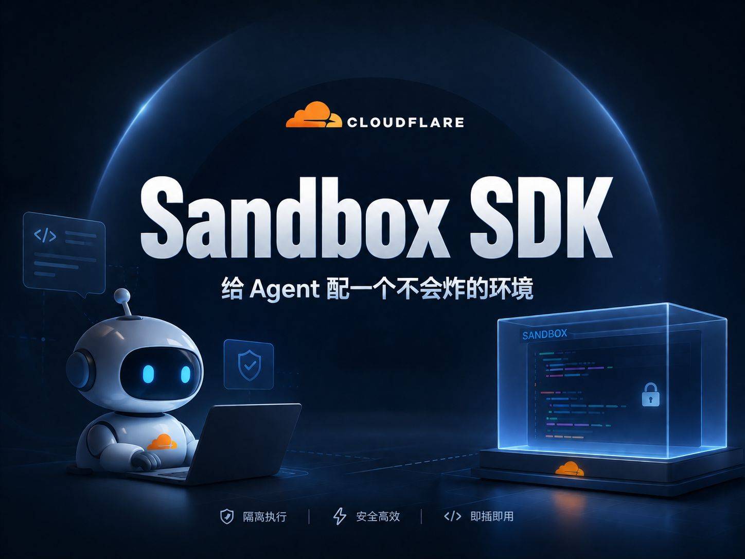 Cloudflare Sandbox SDK：给你的 AI Agent 配一个不会炸的代码执行环境