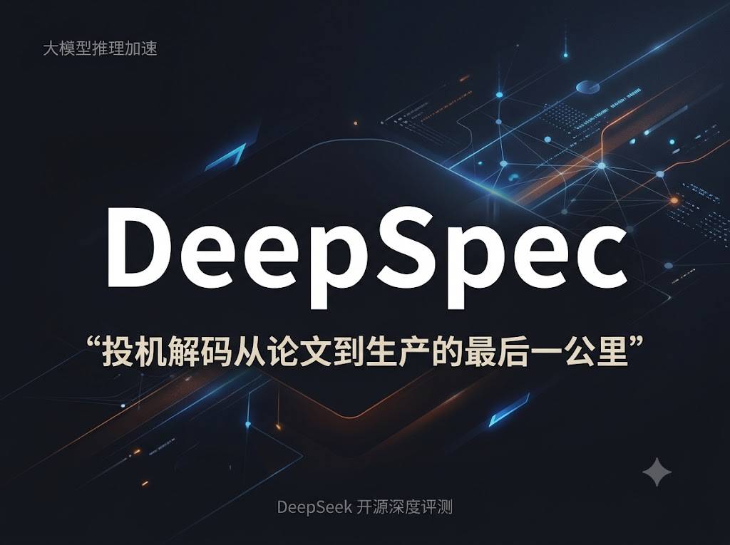 DeepSpec ：投机解码从论文到生产的最后一公里
