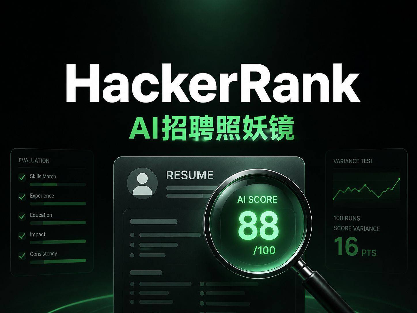 HackerRank 把他们的AI简历评分引擎开源了，不是为了卖，是为了自己用