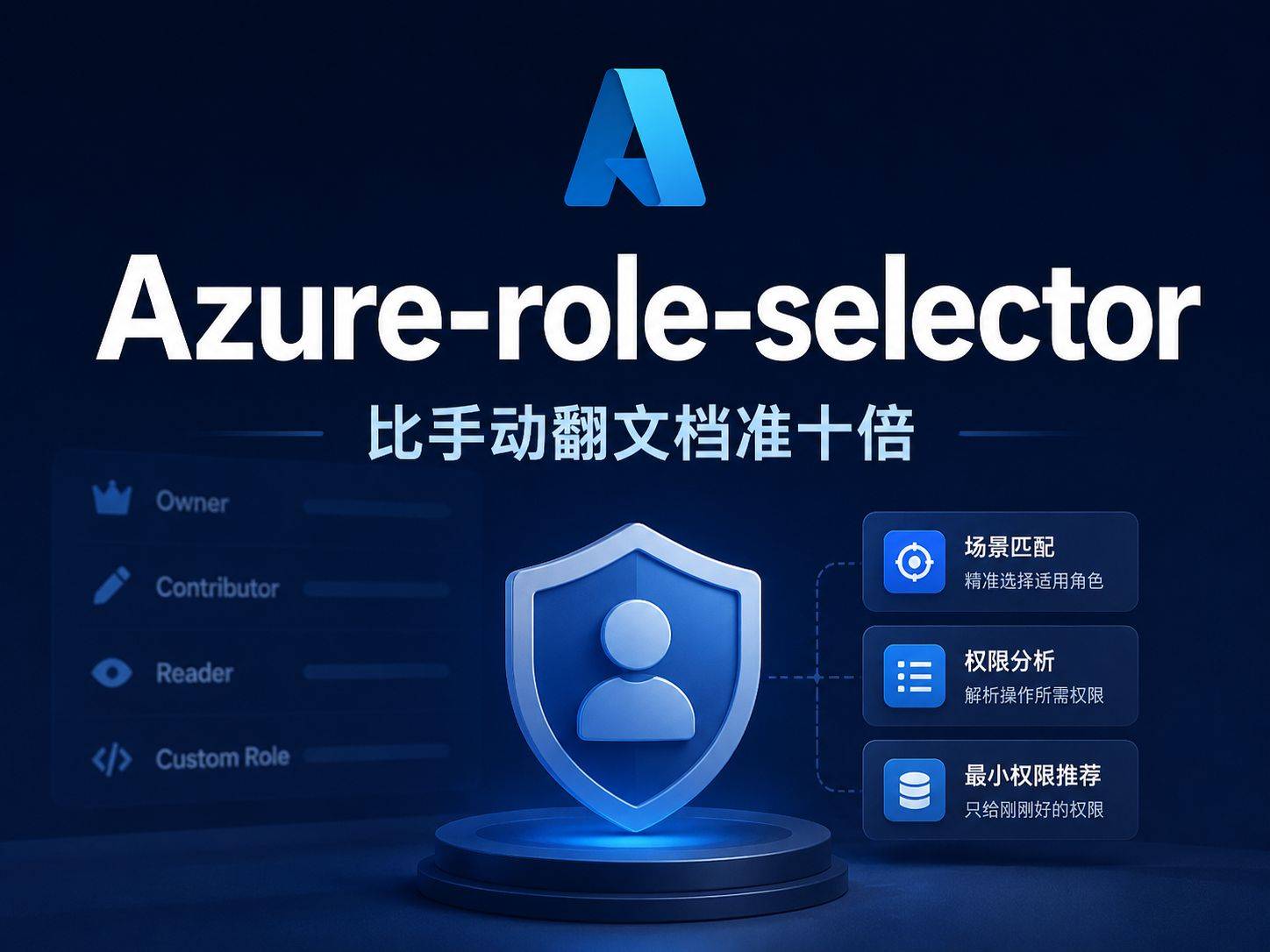 azure-role-selector :别再甩 Owner 了,这个 Copilot Skill 比手动翻文档准十倍