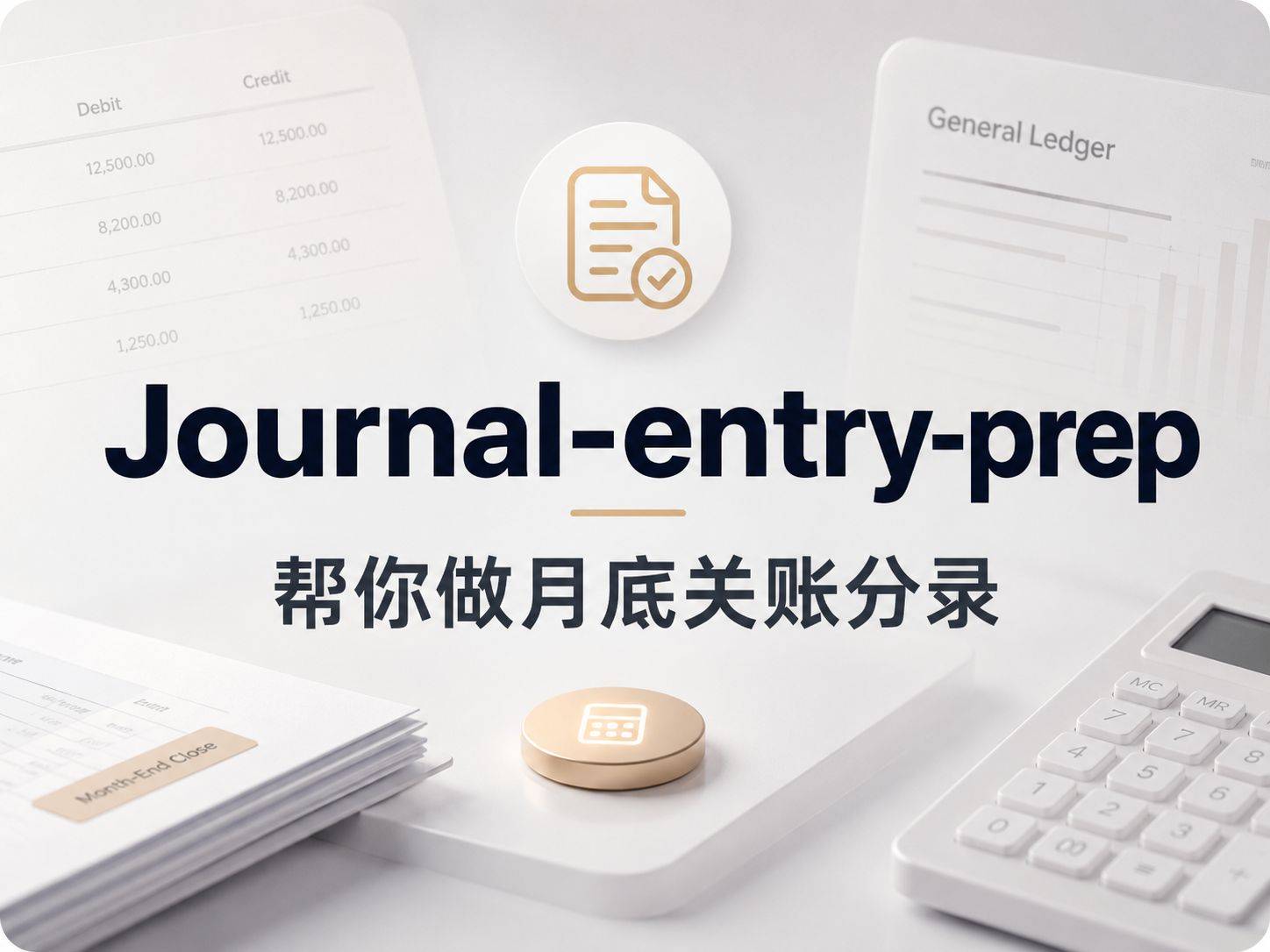 journal-entry-prep：把会计分录从脑力活变成检查活