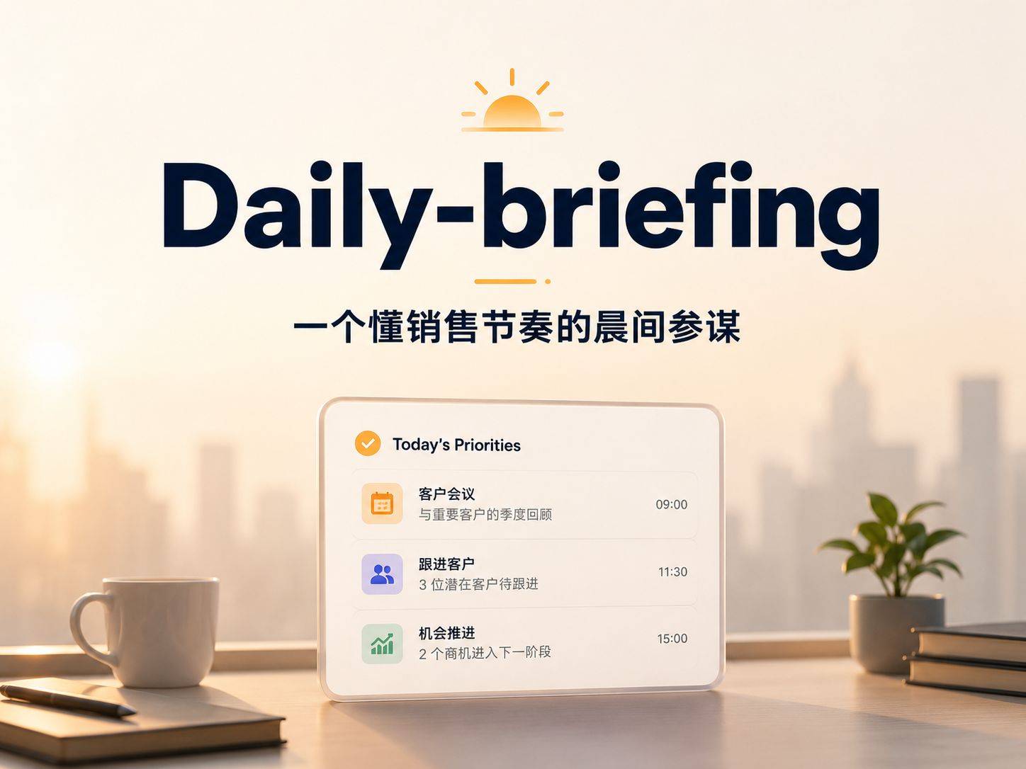 daily-briefing ：从信息收集到优先级排序的三步引擎