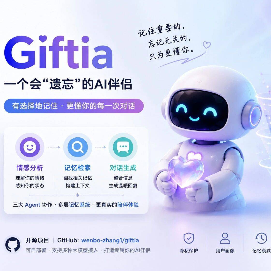 当AI学会”遗忘”：这个开源项目让机器人真正记住了你