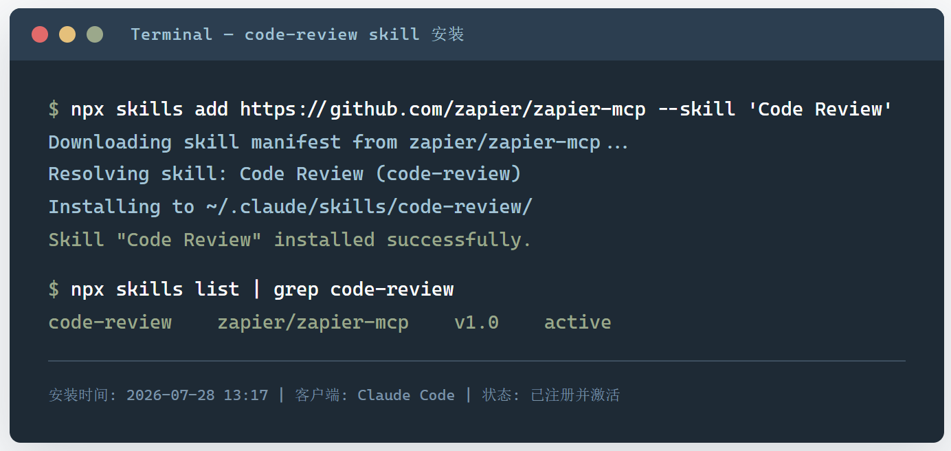 Code Review Skill: 让 AI 替你把关每一次提交