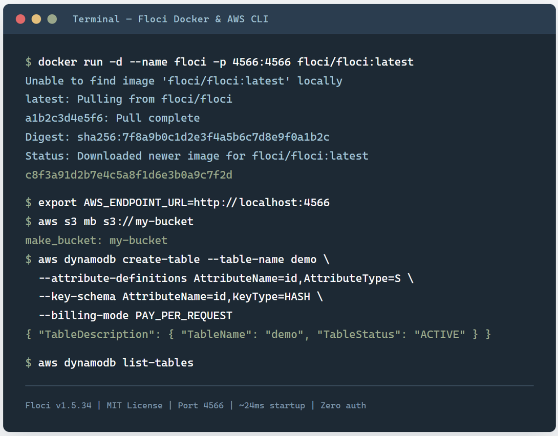 Floci:一个程序员在 LocalStack 收费后,自己写了个替代品