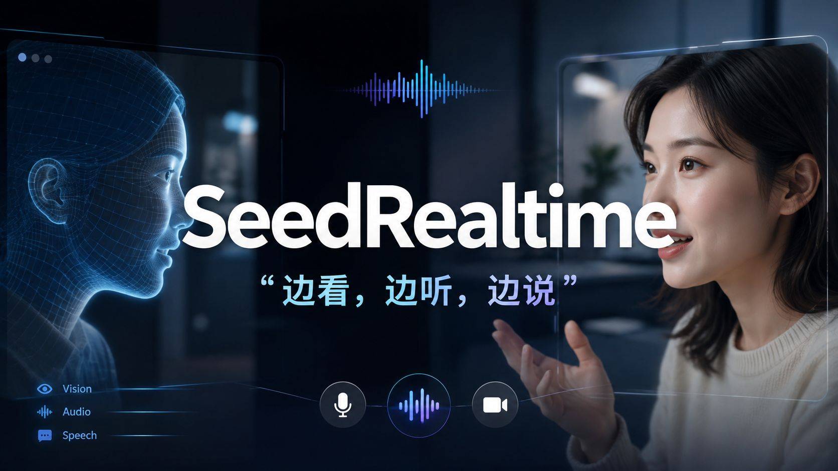 SeedRealtime：字节让 AI 学会”边看边听边说”，豆包视频通话现在像个真人了