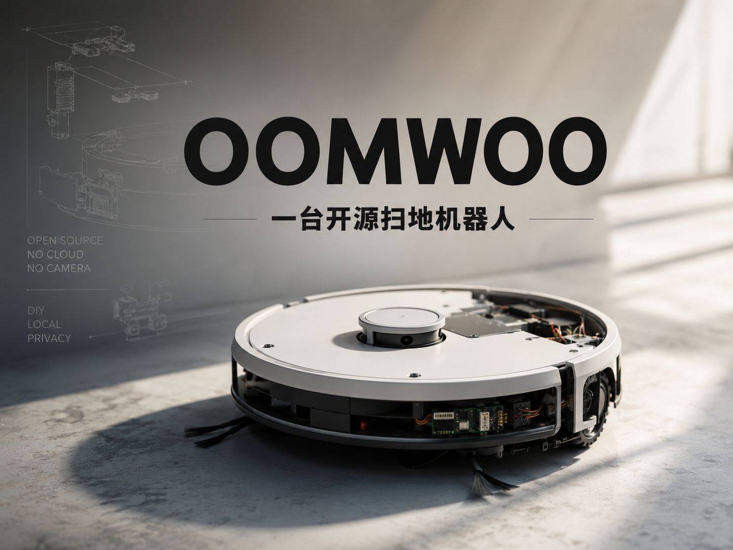 OOMWOO ：一台你亲手造的开源扫地机器人
