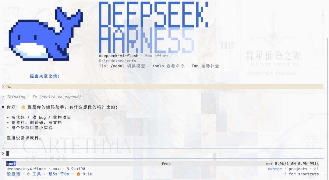 dsh-cc-tui 终端界面