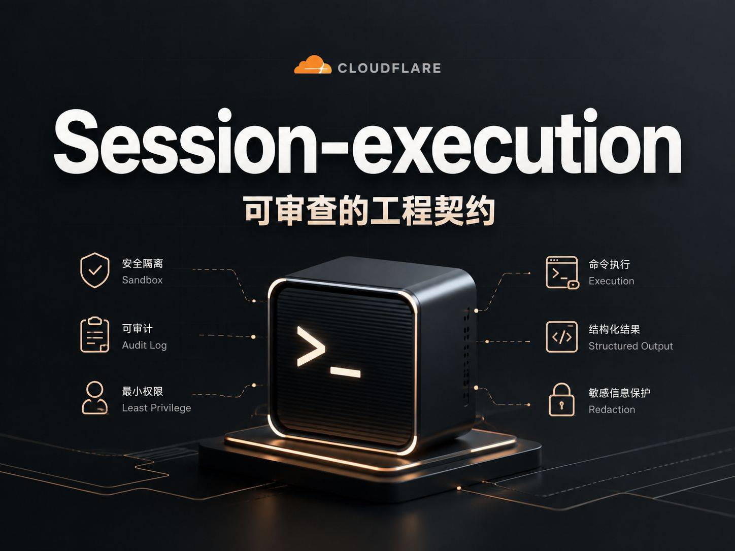 Session-execution ：Cloudflare 把“执行命令”做成了可审查的工程契约