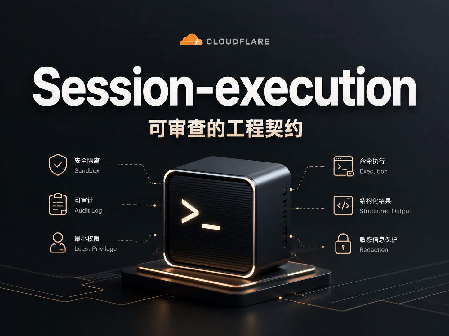 Session-execution ：Cloudflare 把“执行命令”做成了可审查的工程契约