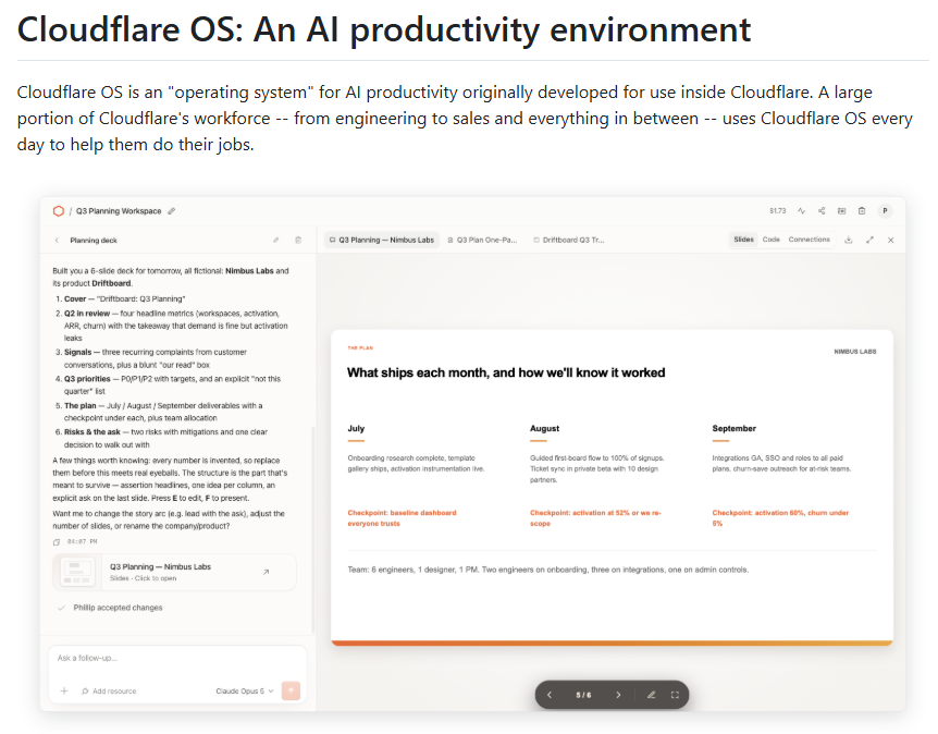 Cloudflare OS : Sandstorm 的梦想在 Workers 上重生