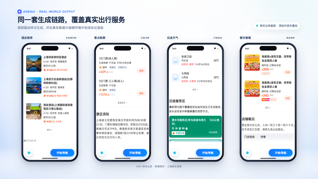 从用户意图到三端原生界面:高德端云一体化的生成式 UI 实践