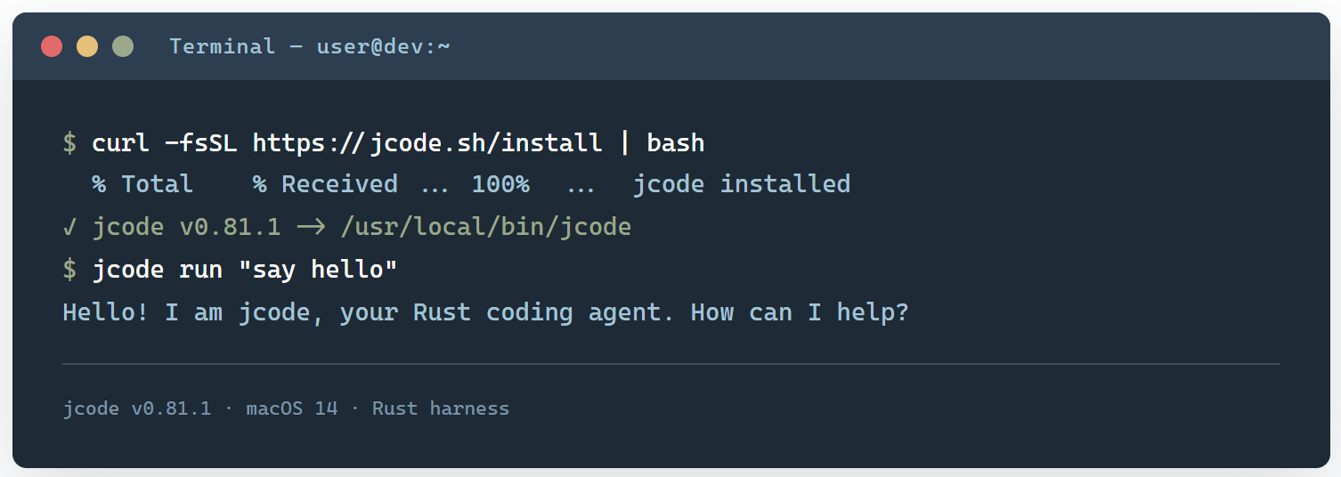 jcode：把内存当战场的 Rust 编码 Agent Harness