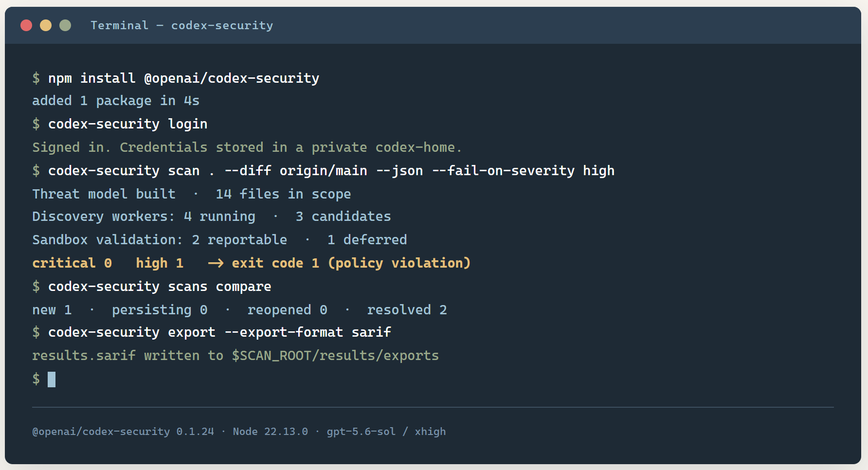 Codex Security:OpenAI 开源了扫描器,把大脑留在 API 后面