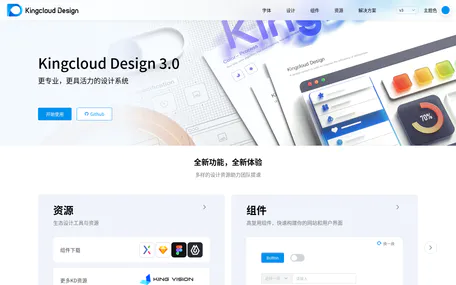 King Design金山云设计系统