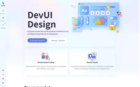 DevUI Design华为旗下设计系统