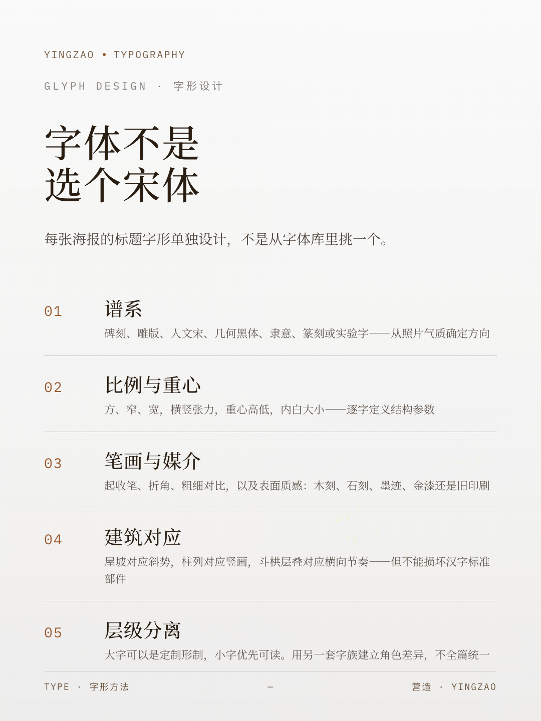 木构海报