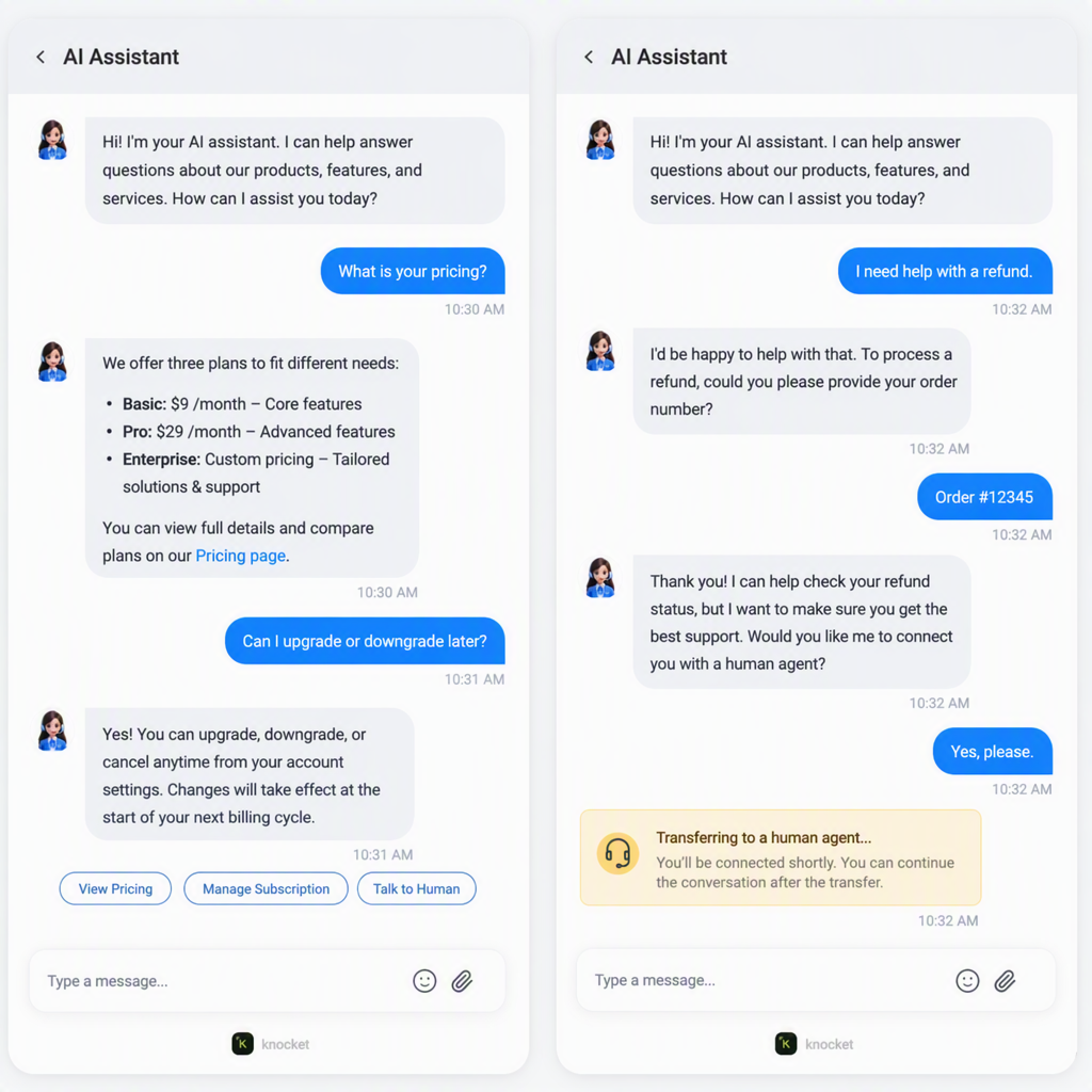 腾讯悄悄做了个免费AI接待员，上传文档就能替你回复访客