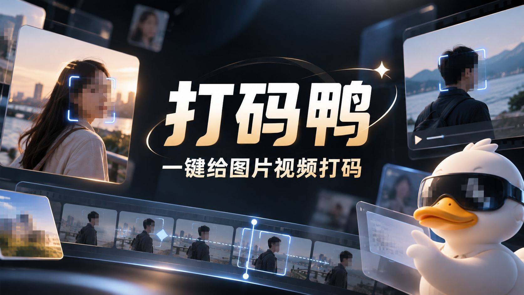 打码鸭评测：给视频打码这件事，不用再一帧一帧抠了
