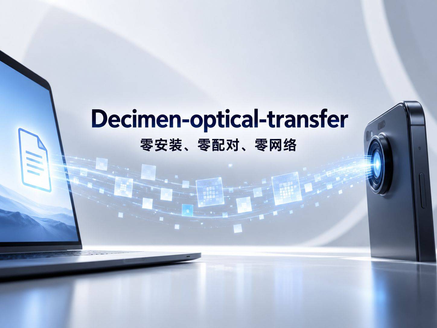 Decimen-optical-transfer：用喷泉码在设备之间隔空传文件